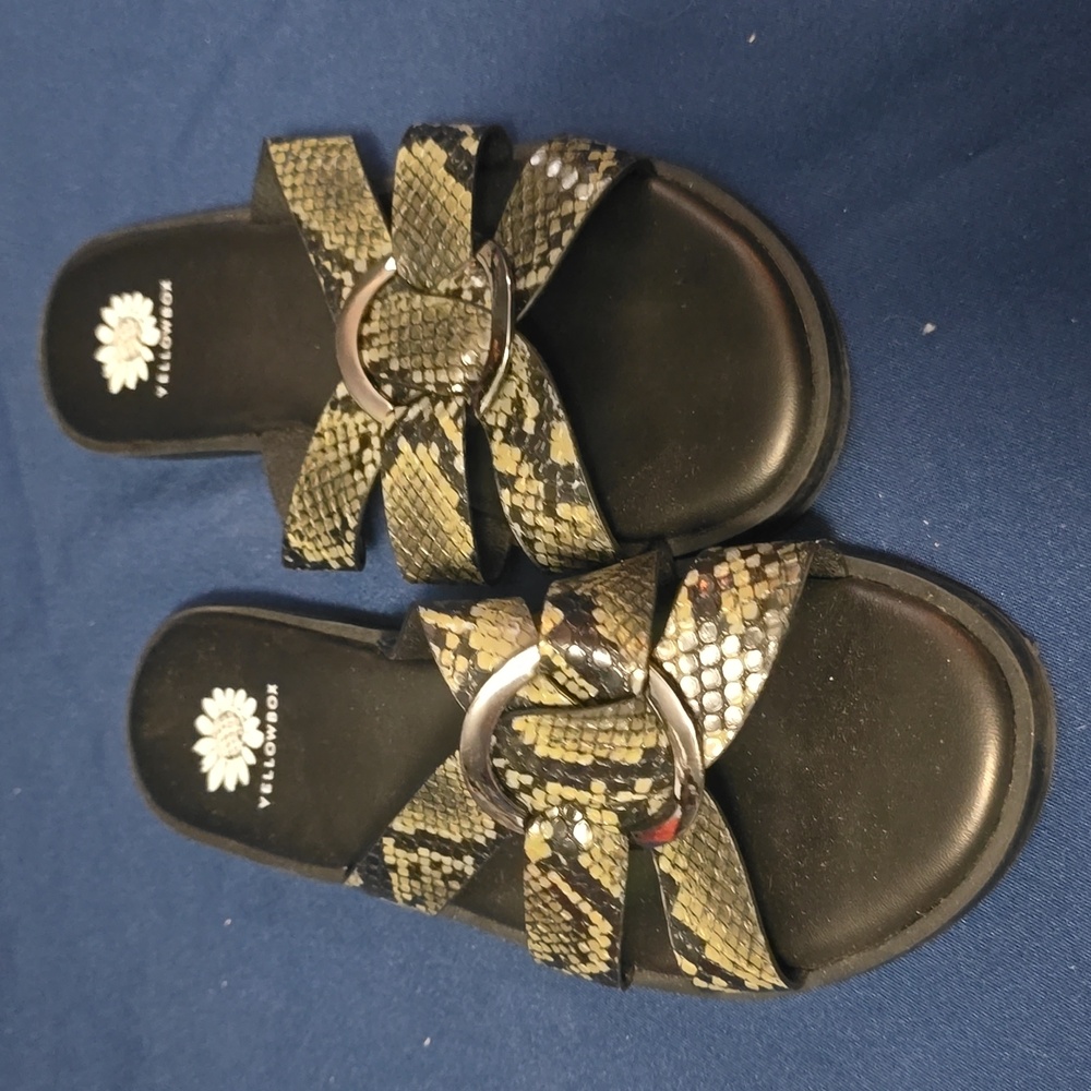 Yellow Box sandals